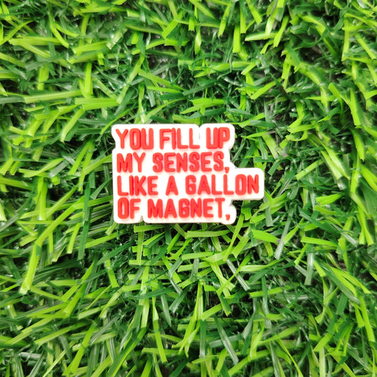 You fill up my senses SUFC Croc Charm