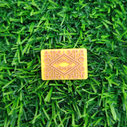 Custard Cream Biscuit Croc Charm