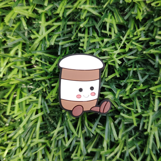 Latte Croc Charm