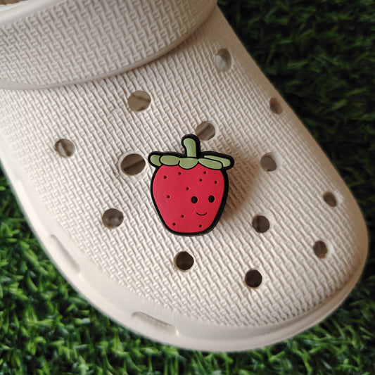 Cute Strawberry Croc Charm