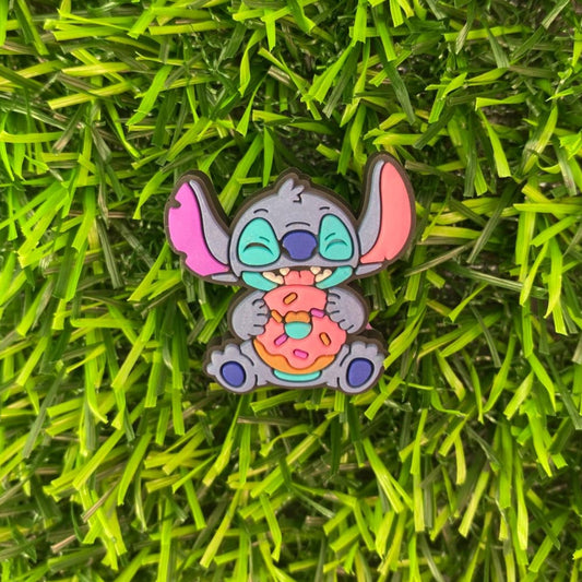 Stitch With Donut Croc Charm