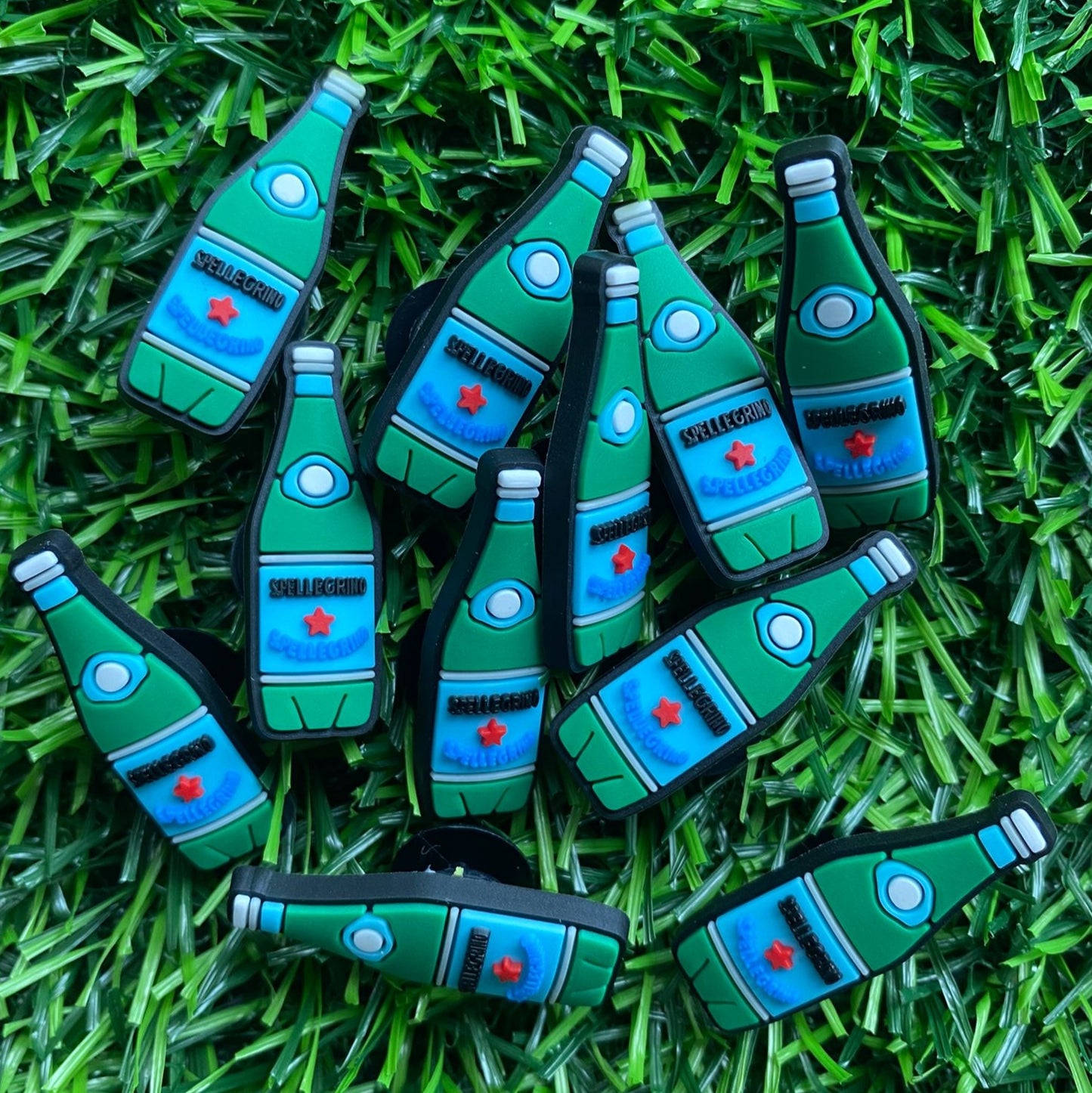 Bottle of Sanpellegrino Sparkling Water Croc Charm