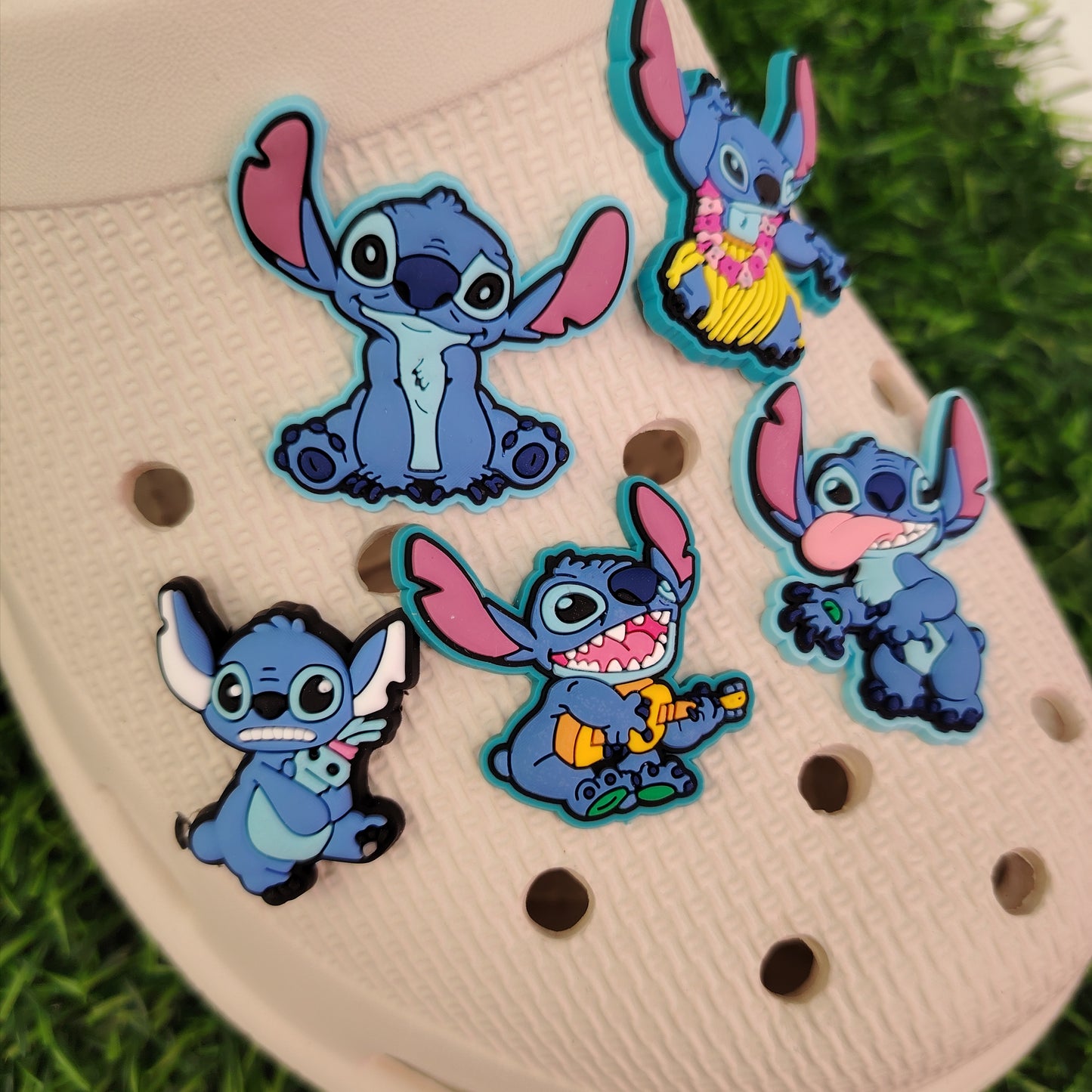 Stitch Being Silly Croc Charm